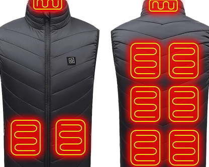 21 Heated Vest Zones Electric Heated Jackets Men Women Sportswear Heated Coat Graphene Heat Coat USB Heating Jacket for Camping
